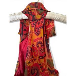 Free People Top Medium Paisley Sheer Halter Boho NWT Festival Blouse